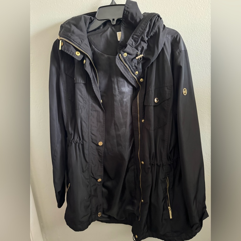 Michael Kors Black Jacket with Gold Accents